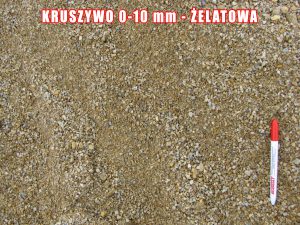 Kruszywo 0-10 mm - Żelatowa